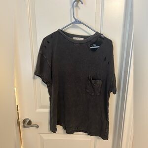 Free People distressed T-shirt